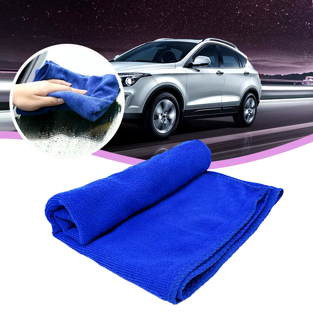 Microfiber Car Detailing Car Washing Drying Towel Microfibre Cleaning Auto Car Detailing Soft Cloths Wash Towel Duster 30*30Cm